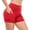Red, variant on YYDGH Workout Biker Shorts for Women with Pockets High Waisted Stretchy Buttery Soft Athletic Running Yoga Shorts