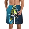 thumbnail image 1 of Fotbe Largemouth Bass Fish Trajes de Baño Estampados para Hombre, Shorts de Verano de Secado Rápido, Ropa de Playa, Bañadores-Medium, 1 of 6