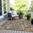 thumbnail image 3 of Dalyn Rugs Machine Washable Indoor/Outdoor Chantille Terracotta 8' x 10' Rug, 3 of 9