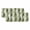Green, variant on Valances for Windows, Navy Blue Kitchen Curtains Valances 2 Pack for Living Room Bedroom Bathroom, Modern Moire Abstract Ripple Geometric Light Filtering Curtains Rod Pocket Valance 54"x18"