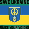 thumbnail image 3 of CafePress - Save Ukraine Raise Your Voices Dark T Shirt - Men's Classic Graphic Cotton T-Shirt, 3 of 4
