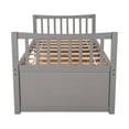thumbnail image 3 of Harper & Bright Designs Twin Captain Bed Storage Daybed with Trundle and Drawers for Boys Girls and Adults, Gray, 3 of 13