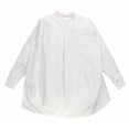 thumbnail image 2 of CO Essentials Chemise-Robe Blanche Trapèze à Boutons pour Homme - TP, 2 of 2