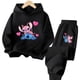 thumbnail image 5 of Conjunto de sudadera con capucha de Stitch Kawaii de marca, sudadera con capucha Later, jersey de manga larga de Sonic, conjunto de chándal para niño y niña, 5 of 5