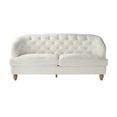 thumbnail image 3 of The Pioneer Woman Laurel Tufted Sofa, Cream Velvet, 79.53 in, 3 of 10