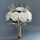 thumbnail image 3 of 2X de Novia para Boda, Ramo de Flores de Rosas Artificiales, Flores para Dama de de Novia, 3 of 5