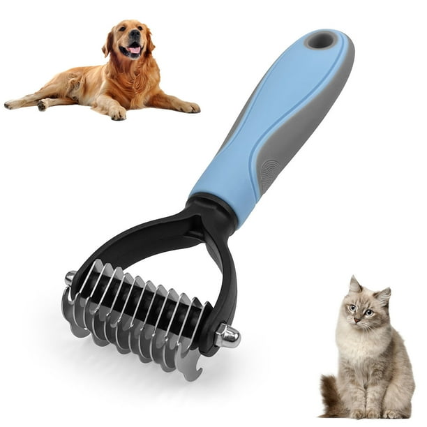 Cepillo de limpieza para mascotas, cepillo sensible para perros y gatos de pelo largo o corto