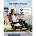 thumbnail image 5 of WINSOON 55" All Weather HIPS Outdoor Porch Swing -Black, 5 of 7