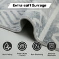 thumbnail image 2 of Pentantan Area Rugs 6'x9', Machine Washable Neutral Geometric Living Room Rug, Soft Moroccan Indoor Carpet for Bedroom, Gray, 2 of 7