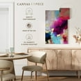 thumbnail image 4 of Elephant Stock Abstract Pink And Blue Wall Art - Vertical Canvas Wall Art - Living Room Wall Decor - Abstract Canvas - Pink And Beige Decor By Andrada Anghel - 30" x 45", 4 of 4