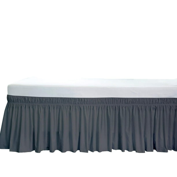 The Great American Store Wrap Around Elastic Bed Skirt Easy On Off Dust Ruffle Bed