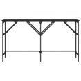 thumbnail image 2 of vidaXL Console Table Black 140x29x75 cm Engineered Wood, 2 of 5