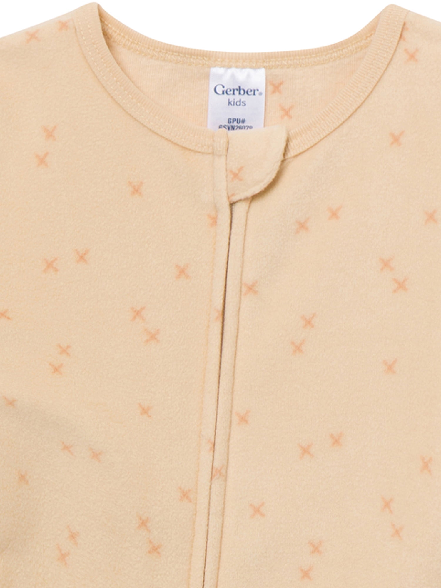 Gerber Baby and Toddler Neutral Microfleece 2-Way Zipper Blanket Sleeper Pajamas, 3-Pack, Sizes 0/3 Months - 5T