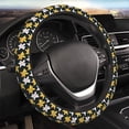 thumbnail image 3 of Lsque Lilies Flowers Ultra Soft Car Steering Wheel Cover for Women, Standard 15 inch Size for Truck Van SUV Auto, 3 of 8