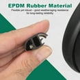 thumbnail image 3 of Uxcell Flexible EPDM Rubber Strip (16.4 ft Long, 1/2"(14mm) Wide) - Weather/Aging Resistant Concrete Expansion Joint Filler for Driveway/Sidewalks/Concrete Crack Repair/Replacement, Black, 3 of 7