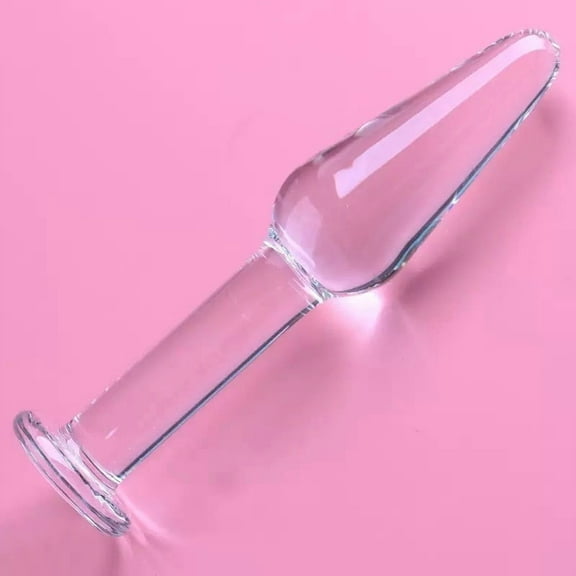 Mini Clear Glass Body Massager Crystal Personal Massage Wand for Beginner