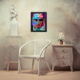 thumbnail image 3 of Stephen Chambers 12x14 Black Modern Wood Framed Wall Art Titled - Malcolm X, 3 of 6