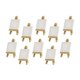 thumbnail image 1 of 10 Sets Mini Display Easel With Canvas 8x8cm Small Table Gift, 1 of 5
