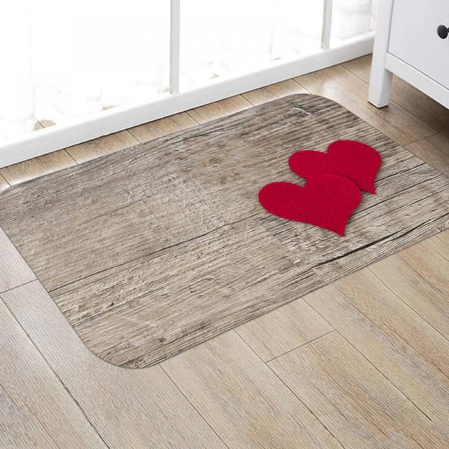 CNKOO Runner Rugs with Rubber Backing Non Slip Absorbent Resist Dirt Entrance Rug Soft Area Rug Thickened Flannel Area Rug Nursery Rug Bedroom Living Room Home Kitchen Hallway Laundry Car