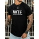 thumbnail image 2 of Playera Estampada de Caballero Manga CortaMen's WTF Graphic Print T-shirt For Summer, Trendy Casual Short Sleeve s For Males Tee For Adult, Men, Women, Teen, Teenager, Adolescent, YouthFather's Day,, 2 of 8