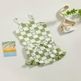 thumbnail image 3 of Infant Baby Girl Summer Clothes Set Checkerboard Plaid Floral Print Sleeveless Romper+Ruffle Shorts Outfit, 3 of 9