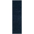 thumbnail image 6 of SAFAVIEH Toronto Deasun Solid Polyester Shag Area Rug, Navy, 3' x 5', 6 of 10