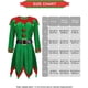 thumbnail image 5 of Disfraz de Papá Noel Cateissary Traje navideño de lujo para mujer verde METRO, 5 of 6
