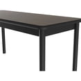 thumbnail image 2 of Correll 24"W x 72"D Deluxe  High Pressure Lab Table in Walnut, 2 of 6
