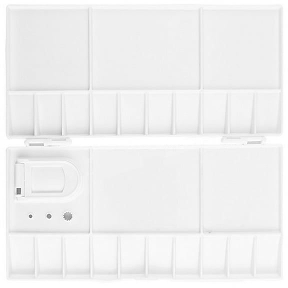 Troglfold paint box Paint Palette Mixing Tray for Gouache Acrylic Oil Pigment Tools,7.99"X4.13"X1.18"