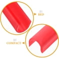 thumbnail image 4 of Phenofice 50Pcs Braces Cover Tile Cutter Positioning Protectors Red Plastic U Shaped, 4 of 8