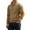 A-Khaki22, variant on Mens Half-Zip Sweatshirt Stand Collar Elbow Suede Patch Pullover Top Warm Comfortable Retro Street Sweatshirts Army Green L
