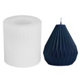 thumbnail image 1 of Silicone Candle Moulds 3D Geometric Candle Mold Cylinder Shape Modern Candle Molds for Candle Making Handcraft Ornaments, 1 of 5