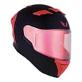 thumbnail image 3 of Casco Bkr Falcon Negro Mate Mica Roja Cerrado Svs Rojo negro XL, 3 of 6