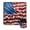 American Flag, variant on ZIATUBLE Wolf Sewing Machine Pad Snow Sewing Machine Mat Organizer Lightweight Sewing Machine Mat Reduce Vibration Sewing Machine Pad for Table with Removable Storage Bag