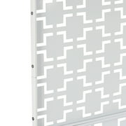 Miumaeov Outdoor Privacy Screens Decorative Privacy Screen with Stand Free Standing Decor Metal Privacy Screen for Balcony Patio Garden Backyard Porch Metal Divider