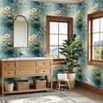 thumbnail image 4 of Peel and Stick Wallpaper Ethereal Misty Wildflower Scene Magical Glow Wall Mural 23.6in x 9.8ft Self Adhesive Removable Wall Paper Renter Friendly Wallpaper for Nursery Bedroom Cabinets, 4 of 8