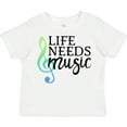 thumbnail image 3 of Inktastic Life Needs Music- ocean colors Boys or Girls Toddler T-Shirt, 3 of 5