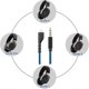 thumbnail image 2 of Headphone Cord Braided Cable For Arctis 3 5 7 Pro Headphone Cable 200cm, 2 of 5