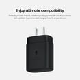 thumbnail image 4 of Original Samsung Galaxy S21+ Super Fast Charging Block, 2 Pack 25W Wall Charger USB C Adapters ( Cable Not Included ) - Black, 4 of 5