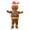 gingerbread, variant on Adult Christmas Gingerbread Man Inflatable Costume Gingerbread Man Jumpsuit Funny Fancy Dress Halloween Cosplay Party Gift,Height 59"–74.8",gingerbread