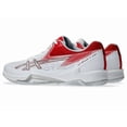 thumbnail image 4 of ASICS V-SWIFT FF 4 1053A066 101 White Classic Red Volleyball Shoes, 4 of 6