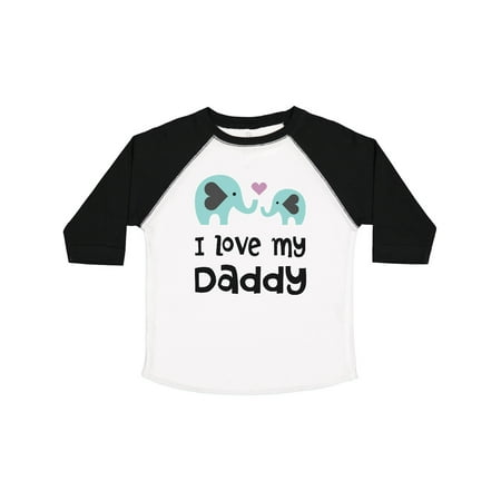 

Inktastic I Love My Daddy Gift Toddler Boy or Toddler Girl T-Shirt