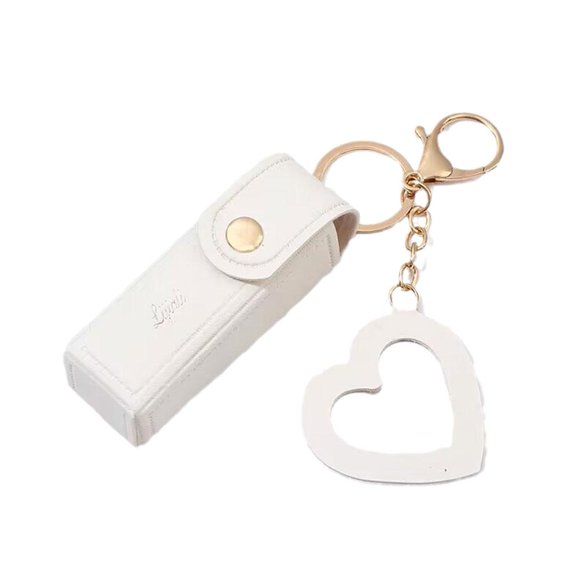 XINYUAN Womens Lipstick Holder Key Chain Portable Lip Gloss Balm Case Bag Keyrings AU