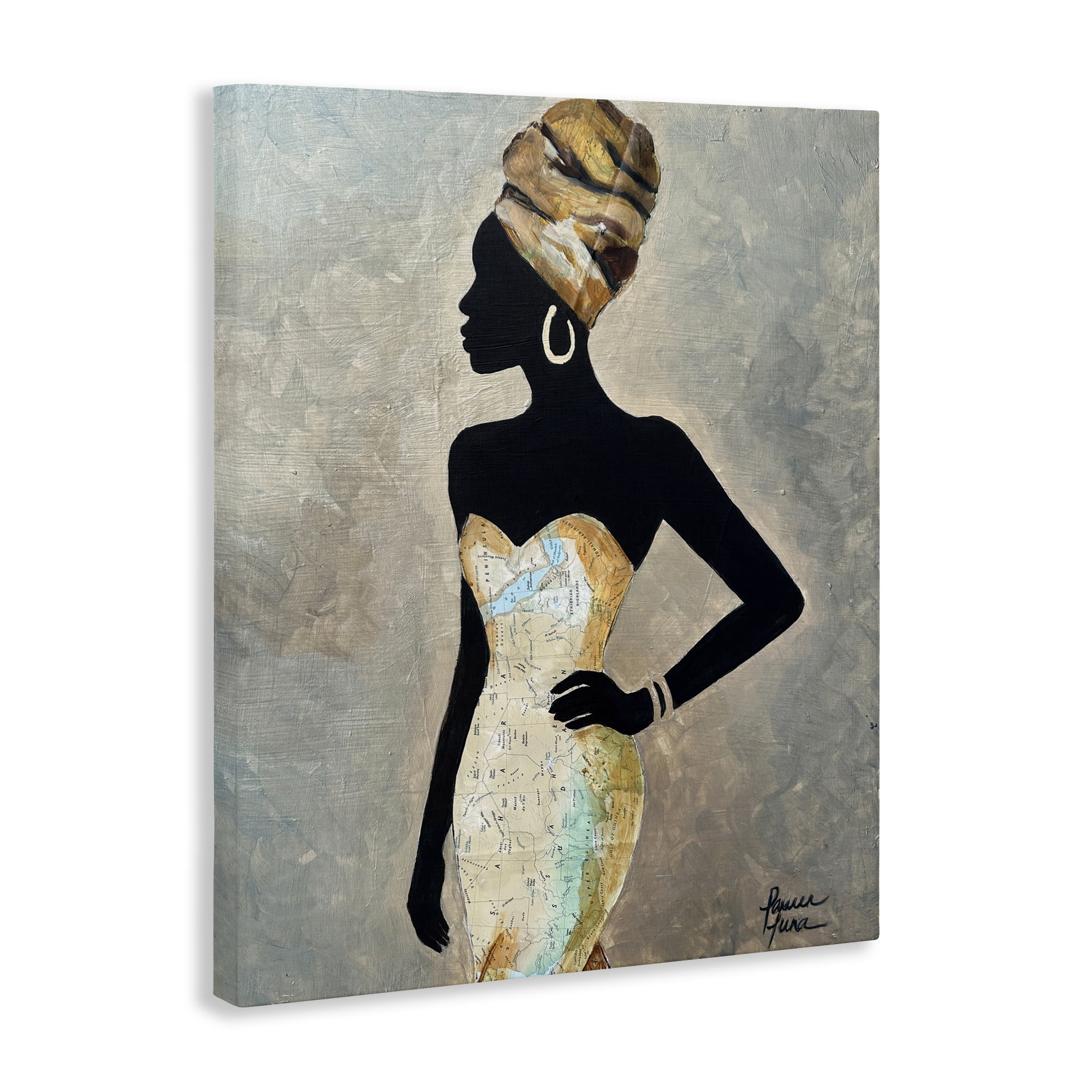 Stupell Industries Motherland Muse Fashion Portrait Canvas Wall Art, design by Lauren Luna