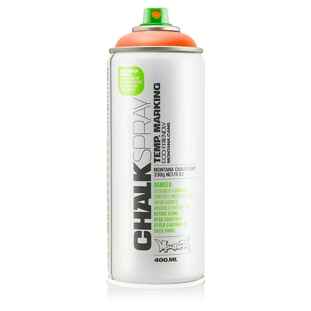Get Montana Can ORANGE Chalk Spray Paint 400ml Temp Marking Eco-Friendly Aerosol - $17.23