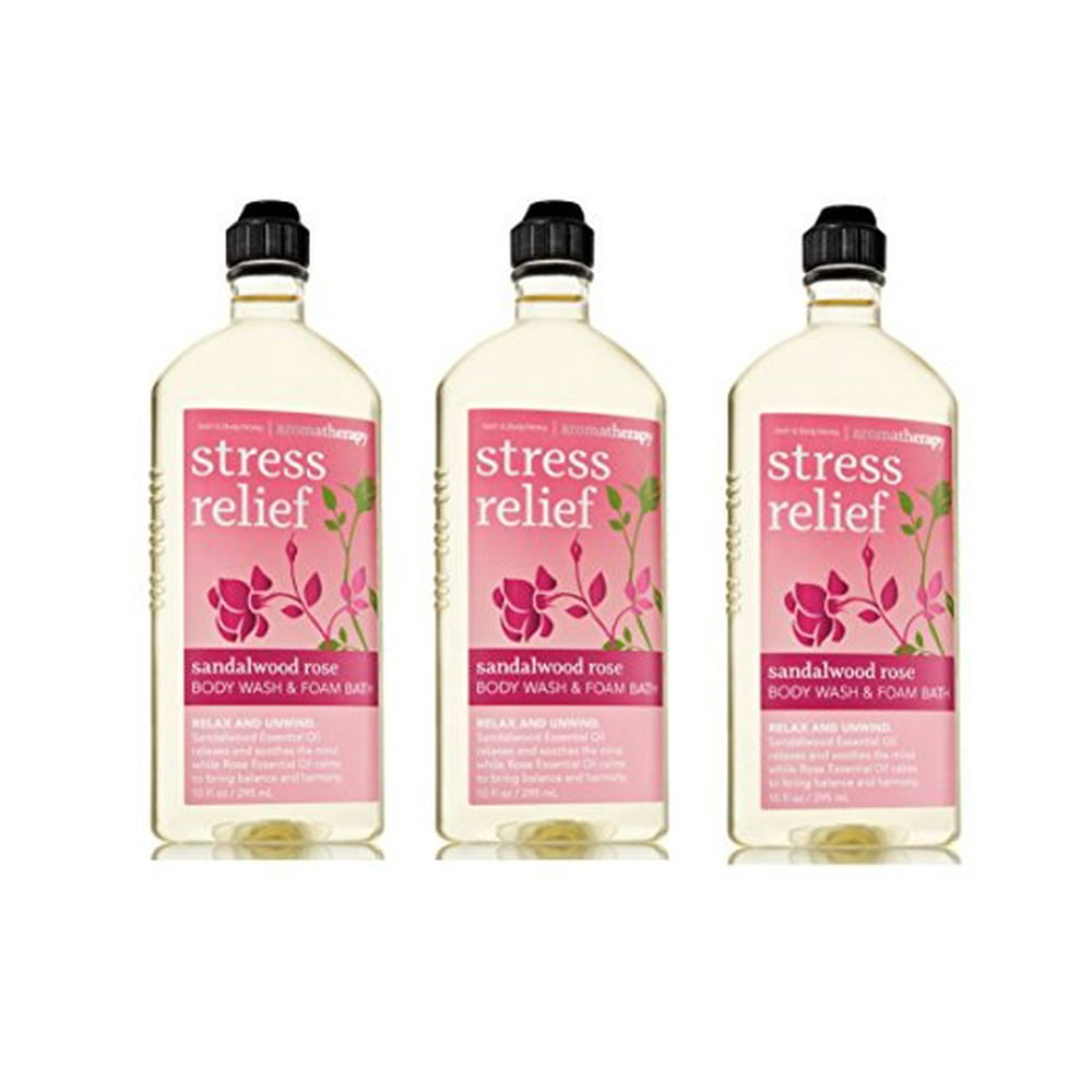 Bath & Body Works Aromatherapy Sandalwood Rose Stress Relief Body Wash