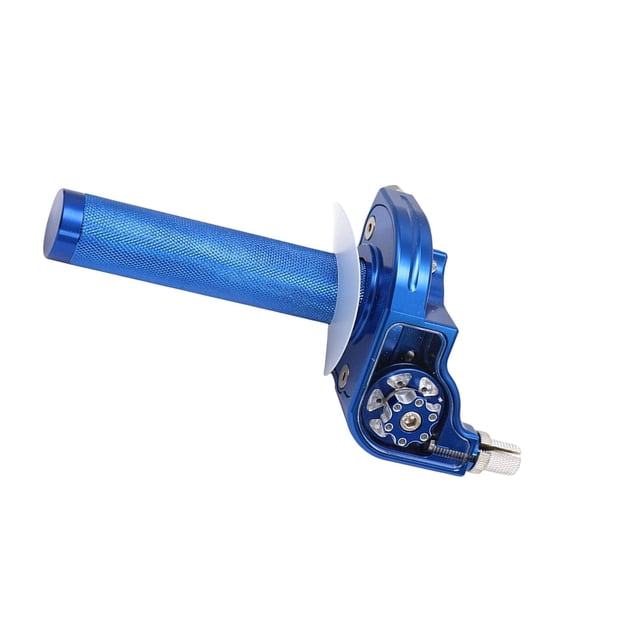 Empuñadura del manillar empuñadura aleación de aluminio 22mm manillar para moto Azul DYNWAVEMX Empuñadura del acelerador