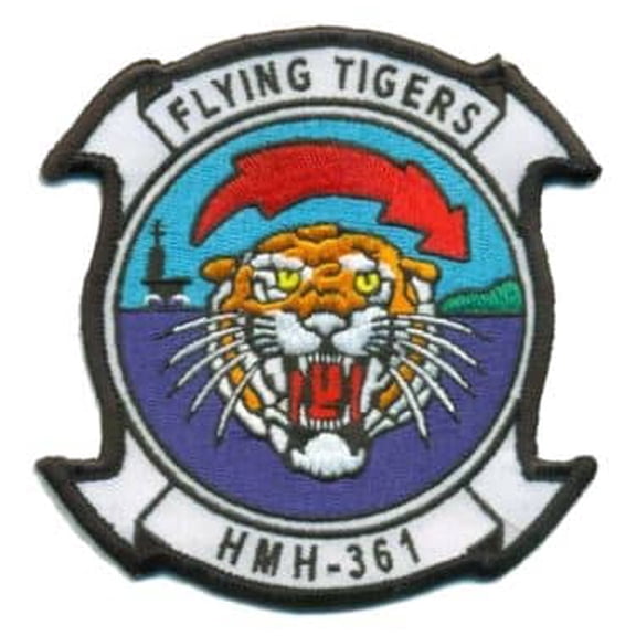 HMH-361 FLYING TIGERS Squadron Patch – Sew On, 4.5