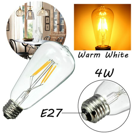 Edison Vintage Warm Yellow E27 LED Light Lamp Bulbs Light Energy