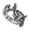 Section B, variant on Retro Silver Punk Skull Rings Cool Punk Men's Skull Rings Accessory Distinctive Rings Jewelry Ornament